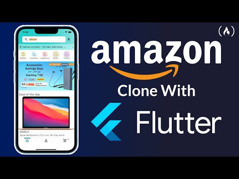 Flutter Mobile App + Node.js Back End Tutorial – Codați o clonă Amazon [Curs complet]