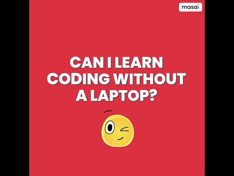 Can I learn coding without a laptop? [Masai FAQs] #shorts
