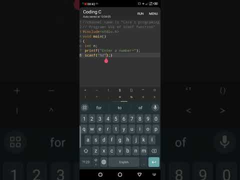 c coding on android mobile 📲|| c Language coding