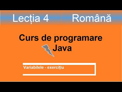 variabile Java | Curs de programare Java – Lectia 4