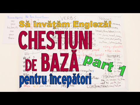 Sa invatam engleza – CHESTIUNI DE BAZA – Let’s Learn English (Invata engleza de la zero in 50 min!)