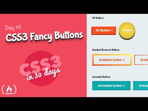 Butoane de stil fancy: tutorial CSS (ziua 1 a CSS3 în 30 de zile)