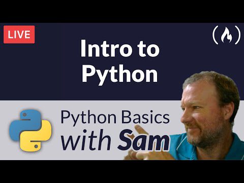 Introducere în Python Livestream – Noțiuni de bază Python cu Sam
