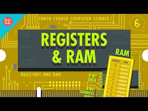 Registre și memorie RAM: Crash Course Computer Science #6