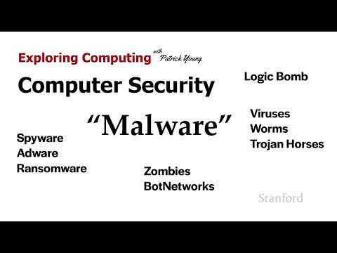 Stanford CS105: Introducere în calculatoare |  2021 |  Curs 21.1 Securitate computer (atacuri): Malware