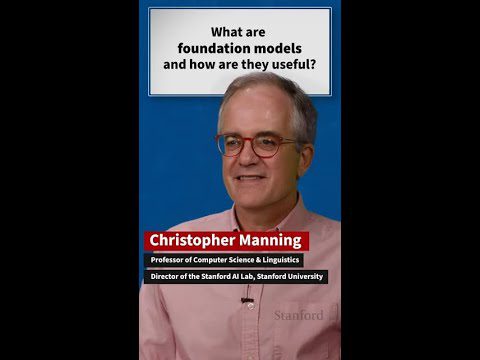 Întrebați despre AI: profesorul Chris Manning despre modelele fundației