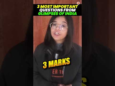 📚 3 Most Important Questions from Glimpses Of India 🌍 Class 10 English