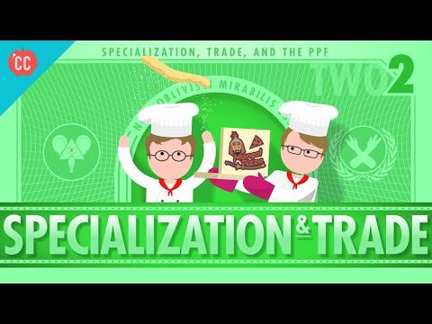 Specializare și comerț: curs intensiv de economie #2