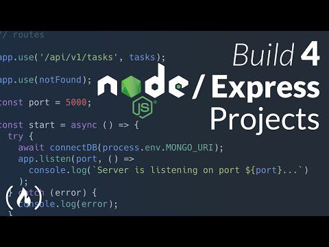 Node.js / Curs Express – Construiți 4 proiecte
