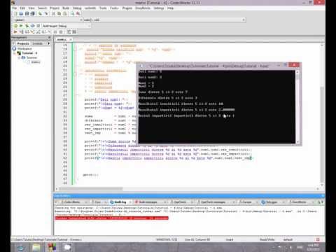 Tutorial de programare in limbajul C HD (limba romana): Functia scanf, Operatori  [#4]