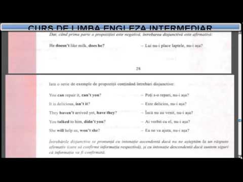 Curs de limba Engleza nivel intermediar (tema+vocabular) – Lectia 10