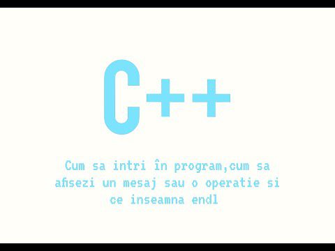 Programare in limbajul c++ | tutorialul 1