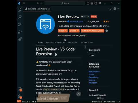 Live Preview In VS Code😵‍💫 #vscode #tricks #coding