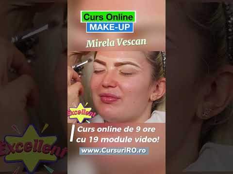 Curs online Make-up cu Mirela Vescan #cursurionline