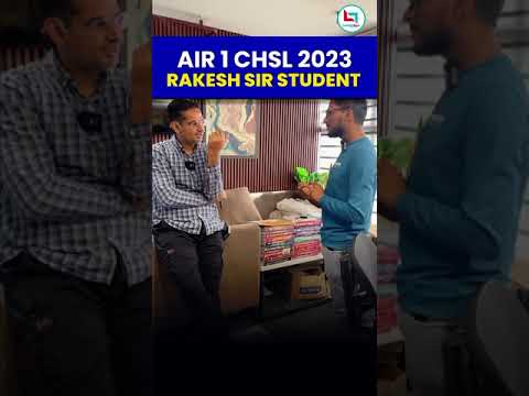 Congratulations Prashant, AIR 01 Rakesh Sir Student 🔥 (Ministry Of External Affairs) SSC CHSL 2023 🎉