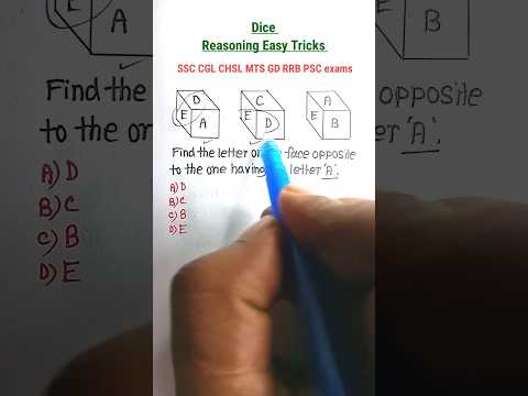 Dice | Dice Reasoning for SSC CGL GD CHSL Exams| Reasoning Classes by Tumi Jitbe ||