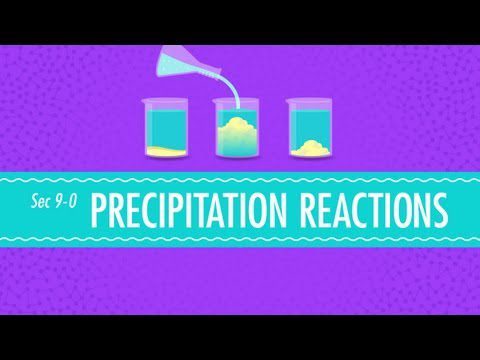Reacții la precipitații: curs intensiv de chimie #9