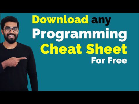 Free Cheat Sheet For Any Programming Language