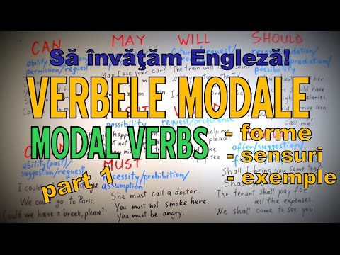 Sa invatam engleza – VERBE MODALE / MODAL VERBS (p1) – Let’s Learn English