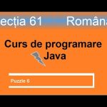 puzzle java 6 | Curs de programare Java – Lectia 61