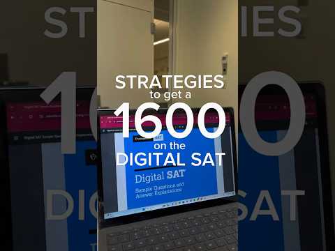 Get a 1600 on the Digital SAT by using these strategies 🏆