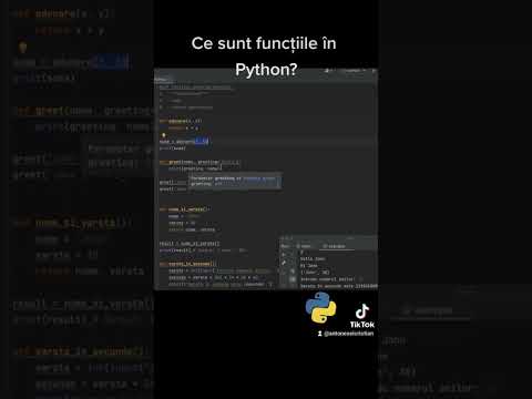 Ce sunt funcțiile în Python?#programare #python