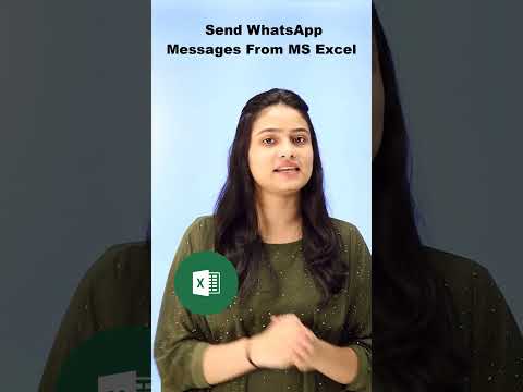 How To Automatically Send WhatsApp Messages From MS Excel #whatsapp #whatsappautomation #shorts