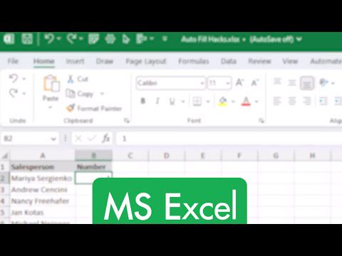 How To Fill Numbers In Excel Quickly And Easily!