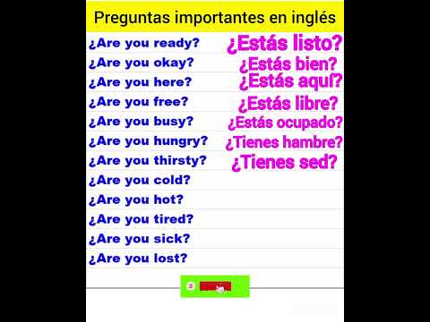 Hacer preguntas en inglés #aprenderingles #englishspeaking