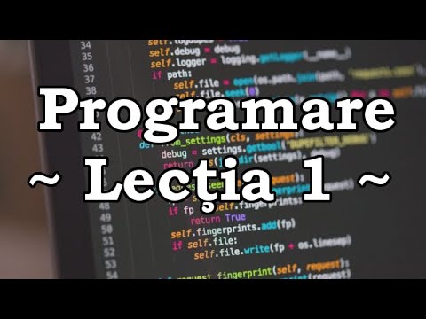 Tutorial programare – Lectia 01
