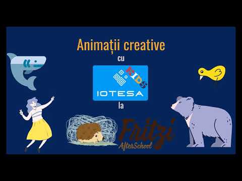 Cursul de programare pentru copii cu Iotesa Kids la Fritzi AfterSchool Timișoara – animații creative