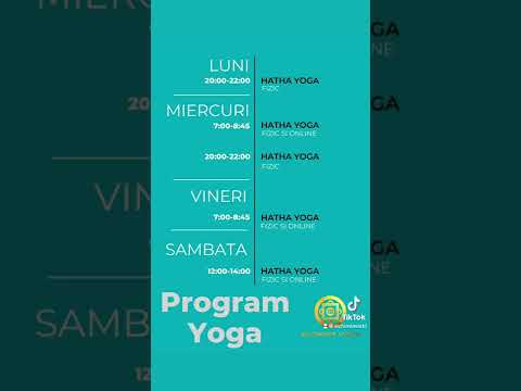 Program cursuri yoga #yoga #bucuresti #alchimiavietii #shorts #program
