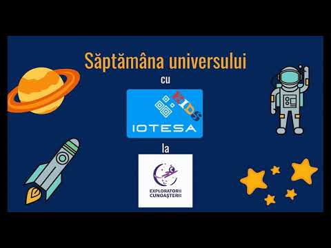 Cursul de programare pentru copii cu Iotesa Kids la Exploratorii Cunoasterii – saptamana universului
