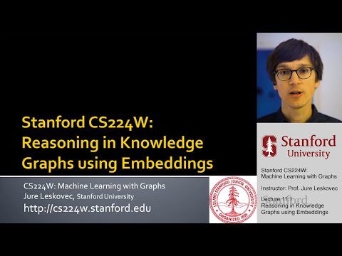 Stanford CS224W: Învățare automată cu grafice |  2021 |  Curs 11.1 – Raționament în Knowledge Graphs