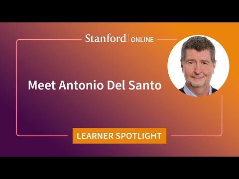 Antonio Del Santo vorbește despre experiența sa la Cursul de Dezvoltare a Produselor de Sănătate Digitală de la Stanford