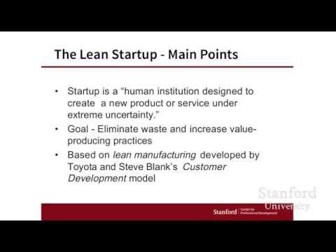 Seminar web Stanford – Design Thinking vs. Lean Startup