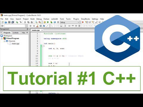 Introducere în programare – tutorial C++ – cursul 1