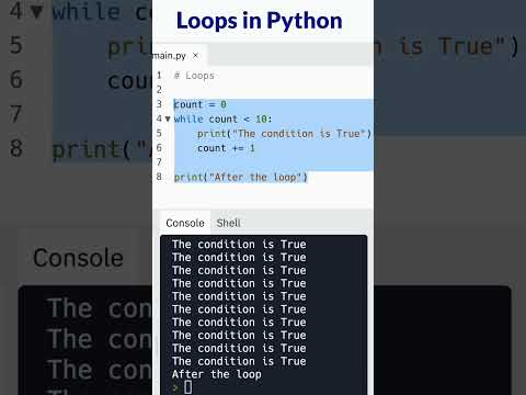 Cum funcționează buclele în Python?