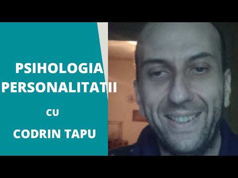 Personalitatea – Cursuri de psihologie cu Codrin Tapu