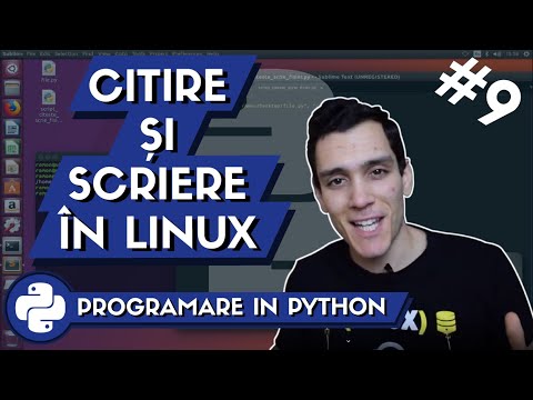 📃 Citirea si Scrierea intr-un Fisier din Linux folosind Python | Programare in Python #9