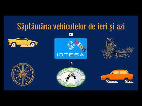 Curs de programare cu Iotesa Kids la After School Adventures Timișoara – săptămâna vehiculelor