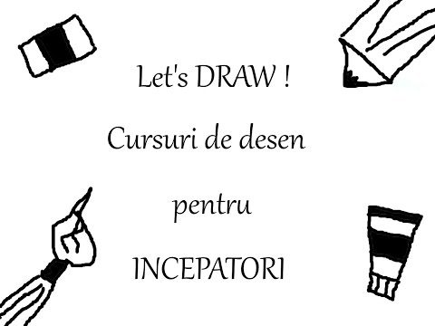 Cursuri de desen pentru incepatori : introducere🌞🖌🌊