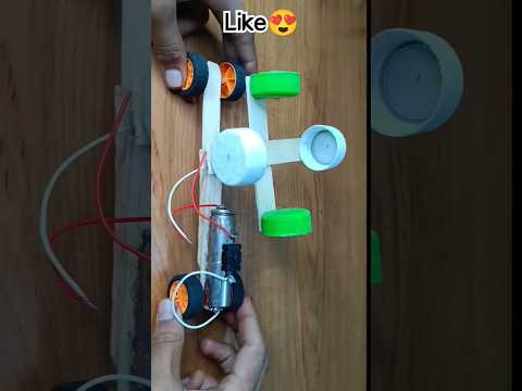 Science Exhibition Student School project For classes | Dc motor Caps power car #dcmotorhack#dcmotor