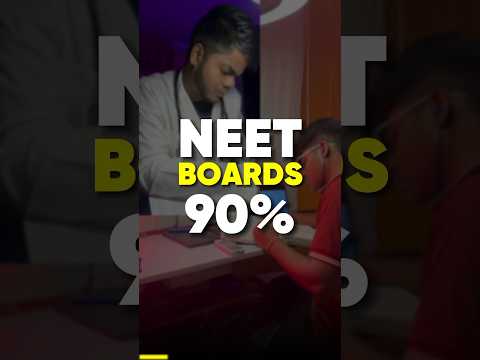 How to score 90% marks in class 12th Boards along with NEET 2024✅#shorts #cbse #cbseboard