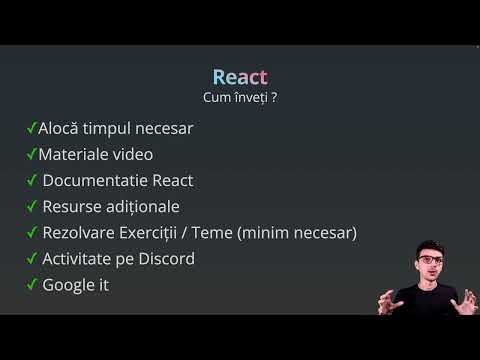 4.1.1 Curs de programare, ReactJS. Intro.