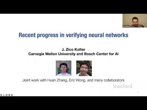 Seminar Stanford – Progrese recente în verificarea rețelelor neuronale, Zico Kolter